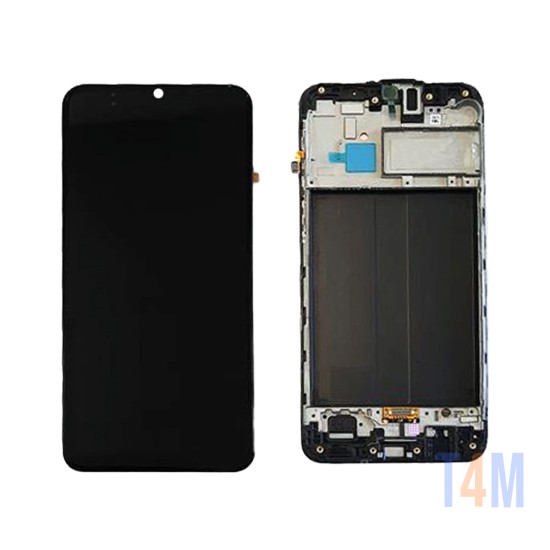 Touch+Display+Frame Samsung Galaxy M30/M305F Service Pack Preto